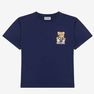 MOSCHINO kids Maxi jersey T-shirt Teddy Bear